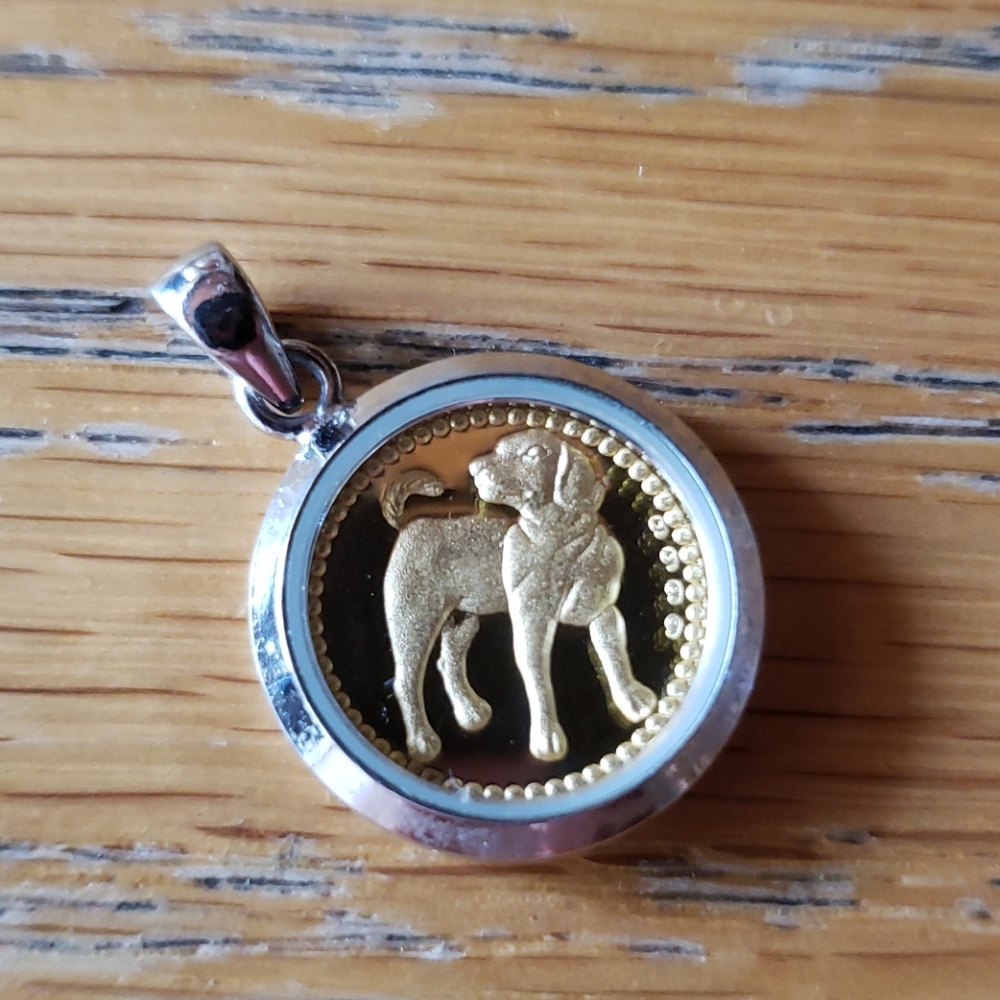 Year of the Dog Zodiac Pendant